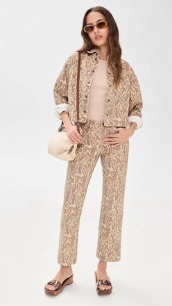 BA&SH Tooty Jeans In Ecru