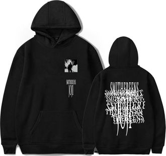 Generic JOJI SMITHEREENS Tour Print Fashion Mens Hoodie Casual Loose Hoodie Street (Black,L)