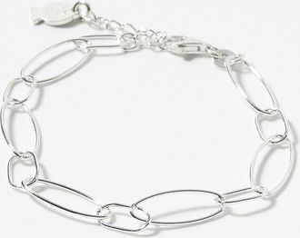 Clio Blue Womens Fine oval-link bracelet