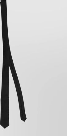 Saint Laurent slim silk tie tonal cassandre pattern