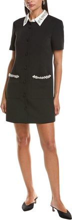 Milly Milly Sheelah Crepe Mini Dress