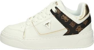 Guess Delove 4G Peony Logo Sneaker - Dames - Sneakers - Wit - 38 EU - Polyester - Schoenen