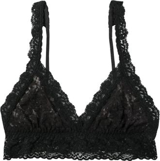 Hanky Panky Crossover Bralette - Dames - BHs - Zwart - M - Ondergoed