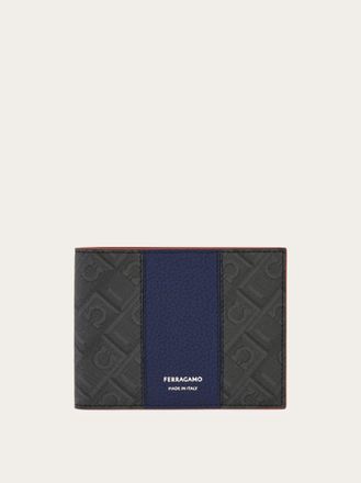 Ferragamo Men Ferragamo Monogram wallet - Citymatch Capsule Beige