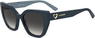 Love Moschino MOL098/S S6F/9O Womens Sunglasses Blue Size 54