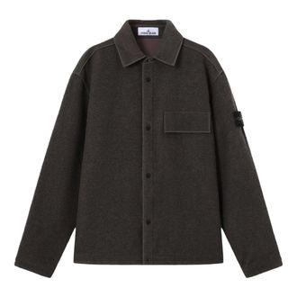 Stone Island Heren, Jassen, Grijs, Maat: L Wol