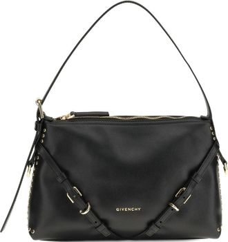 Givenchy Womens Mini Voyou Bag In Leather With Studs