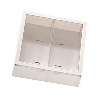 Infinite Wandvitrine F&uuml;r Figurensammlungen - Aufbewahrungs- Und Pr&auml;sentationsbox - Gro&szlig;es Fassungsverm&ouml;gen, Wei&szlig;