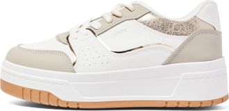 Freddy Sneaker Donna R&eacute;tro Basket in Pelle Sintetica e Lacci