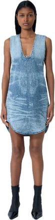 Diesel Womens Blue Denim Dress