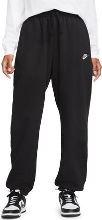 Nike Sportswear Club Fleece Sweatpants in Black/White at Nordstrom Rack, Size Medium