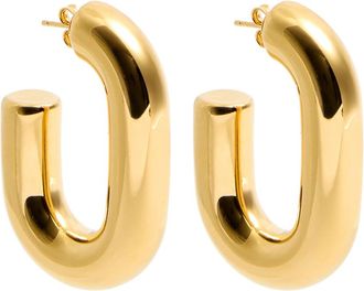 Paco Rabanne XL Link Hoop Earrings - Gold - One Size