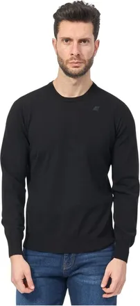 K-Way Uomo, Maglie, Nero, XL, new