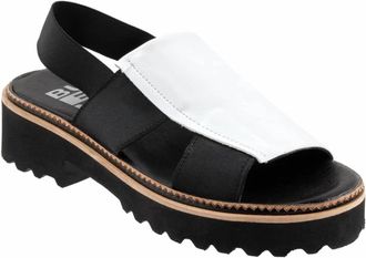 Bueno Womens Amy Sandal In White