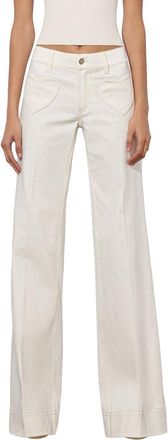 Alice & Olivia Alice + Olivia Heart Wide Leg Jean