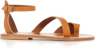 K.Jacques St Tropez Sandalen - Dames - Sandalen - Bruin - 40 EU - Leer - Schoenen