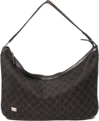 Gucci Borsa a spalla in tela GG 2000 - Marrone