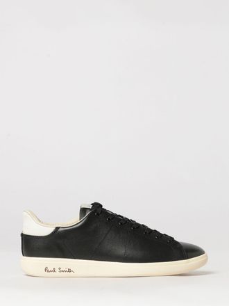 Paul Smith Smooth Calfskin Low-Top Sneakers with Printed Logo