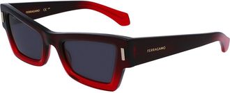 Ferragamo SF2006S 615 Womens Sunglasses Red Size 53