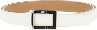 Roger Vivier Belts, female, White, Size: 75 CM Belle Vivier Doubleface Belt P.20