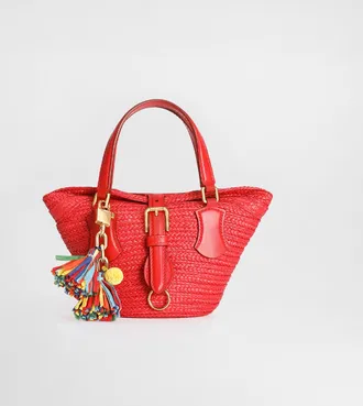 Dolce & Gabbana Raffia Coffa Capri - Woman Tote Bags Multicolor Onesize