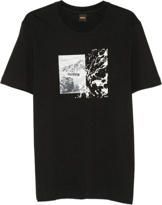 HUGO BOSS Graphic-print Short-sleeve T-shirt