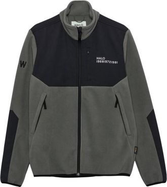 Halo Halo Blocked Zip Fleecejacke - Unisex | grau
