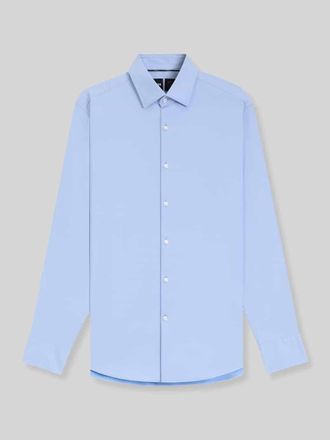 HUGO BOSS Slim Fit Businesshemd aus Stretch-Twill Modell P-HANK-KENT-C1-222 in Bleu, Gr&ouml;&szlig;e 38