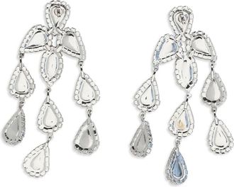 Magda Butrym Womens Drop Earrings Rhodium Silver Metal