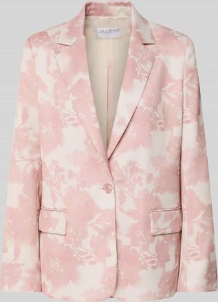 Jake*s Blazer mit Pattentaschen und Reverskragen in Altrosa, Gr&ouml;&szlig;e 32