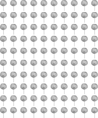 Infinite Juego De 100 Cestas Peque&ntilde;as De Acero Inoxidable Para Fertilizante, Ideales Para Jard&iacute;n Y Bons&aacute;is, Balc&oacute;n, Terraza E Interiores