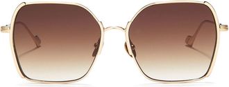 Sunday Somewhere SUJA II C4 Womens Sunglasses Gold Size 58