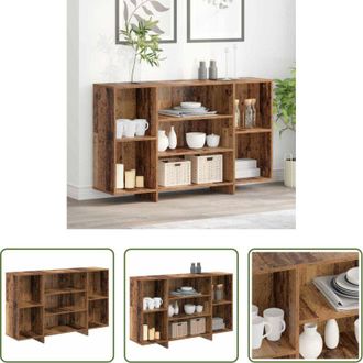 vidaXL Credenza moderna - Credenza Legno vecchio 120 x 30 x 75 cm Legno multistrato