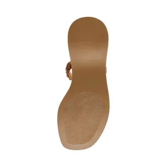 Steve Madden Danya Wedge Sandal Bronze DANY02S1-567 Womens