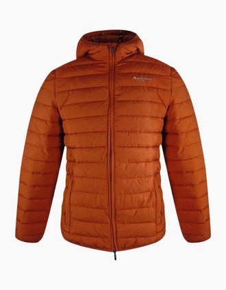 Aquascutum Mens Aquascutum Active Rlg Active 100 Gr Winter Rust Orange Hooded Jacket - Size: 40/Regular