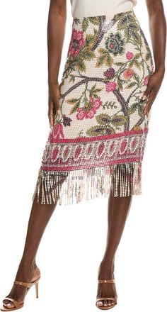 Kobi Halperin Vivienne Print Sequin Mini Skirt