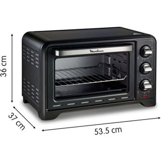 Moulinex Horno De Convecci&oacute;n 19l 1380w Negro - Ox444810 Moulinex