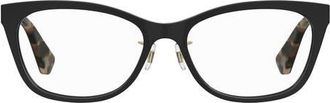 Kate Spade New York posi 53mm cat eye optical glasses in Black at Nordstrom