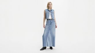Levi's Icon Long Skirt - Womens - 25 - Blue