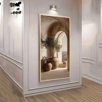 Dmora Cuadro Mirahaba, Estructura De Madera Nobilitada, 120x50h Cm Multicolor