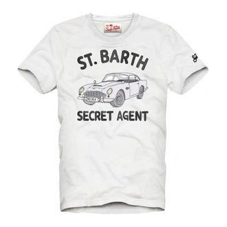 MC2 Saint Barth T-Shirts, male, White, Size: XL Tshm001