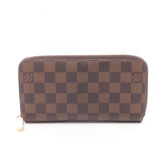 Louis Vuitton Brown Damier Canvas Rose Ballerine Coated Canvas Long Wallet (Bi-Fold) (Pre-Owned)