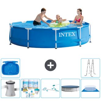 Intex Piscina Con Estructura Redonda - 305x76 Cm - 8-piezas S20456