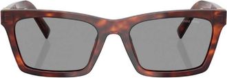 Miu Miu Grey Rectangular Ladies Sunglasses MU A05SF 21C40O 55