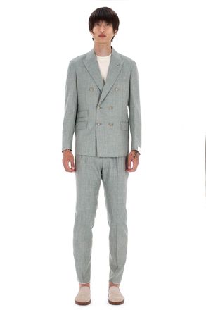Eleventy Loro Piana Summertime Linen-Wool-Silk Dress