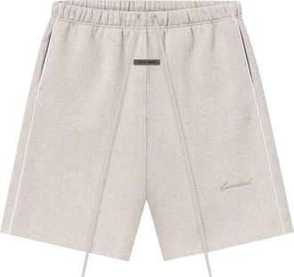 Fear of God Relaxed Fleece Sweatshort With Piping Heather Stone Cloud White 160SP254552F