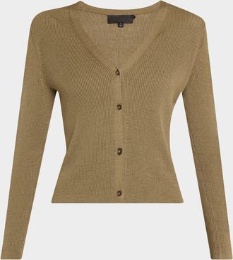 Nili Lotan Nari Silk Cardigan