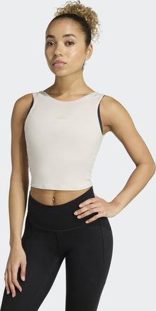 adidas Tanktop ADIDAS PERFORMANCE MOTION TNK, Damen, Gr. XL, wonder aluminium, Obermaterial: 83% Polyester, 17% Elasthan, Rundhals, Tops Tanktop