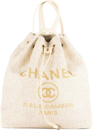 Chanel Zaino Deauville con coulisse - Toni neutri