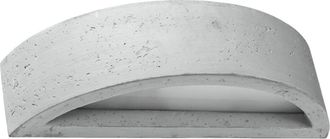 Wonderlamp Aplique de pared de cemento gris e27